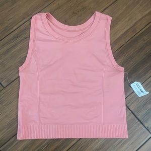 Old navy Salmon Athletic crop tank